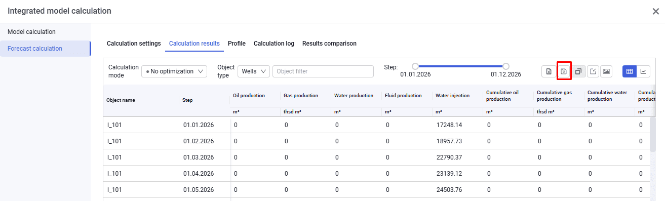 Analyzing calculation results, illustration 2
