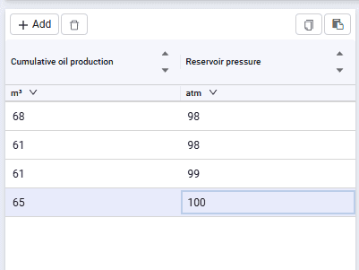 Area 2. Model Data Management and Data Table, illustration 1