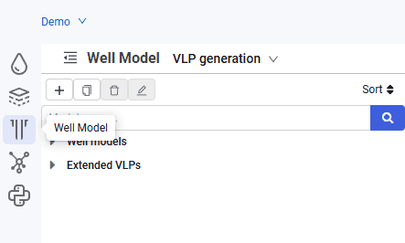 Creating a well model, illustration 1