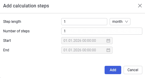 Creating Calculation Steps, illustration 1