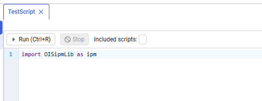 Script writing example, illustration 1