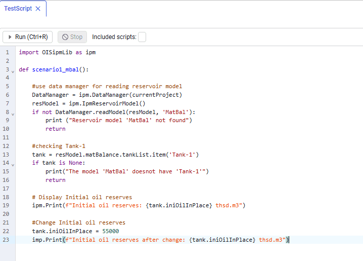 Script writing example, illustration 7