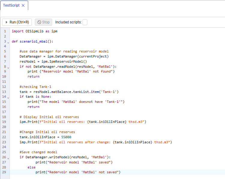 Script writing example, illustration 8
